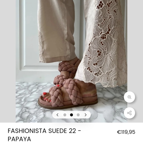 Copenhagen Shoes Papaya Suede Sandals - Picture 10 of 11